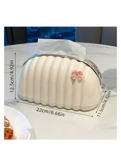 Generic Acrylic bow tissue box – a touch of elegance and sophistication for your home-H  - Image 3