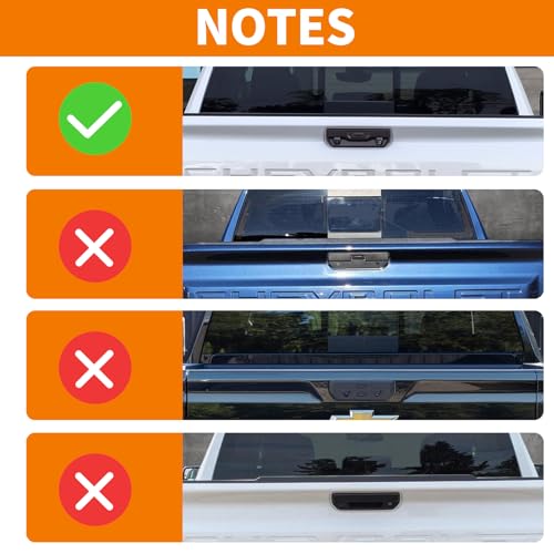 JOSHELA for Silverado Tailgate Handle Trim Cover for Chevy SilveradoGMC Sierra 2019Present Black Carbon Fiber Grain Exterior Accessories 1pc - Image 3