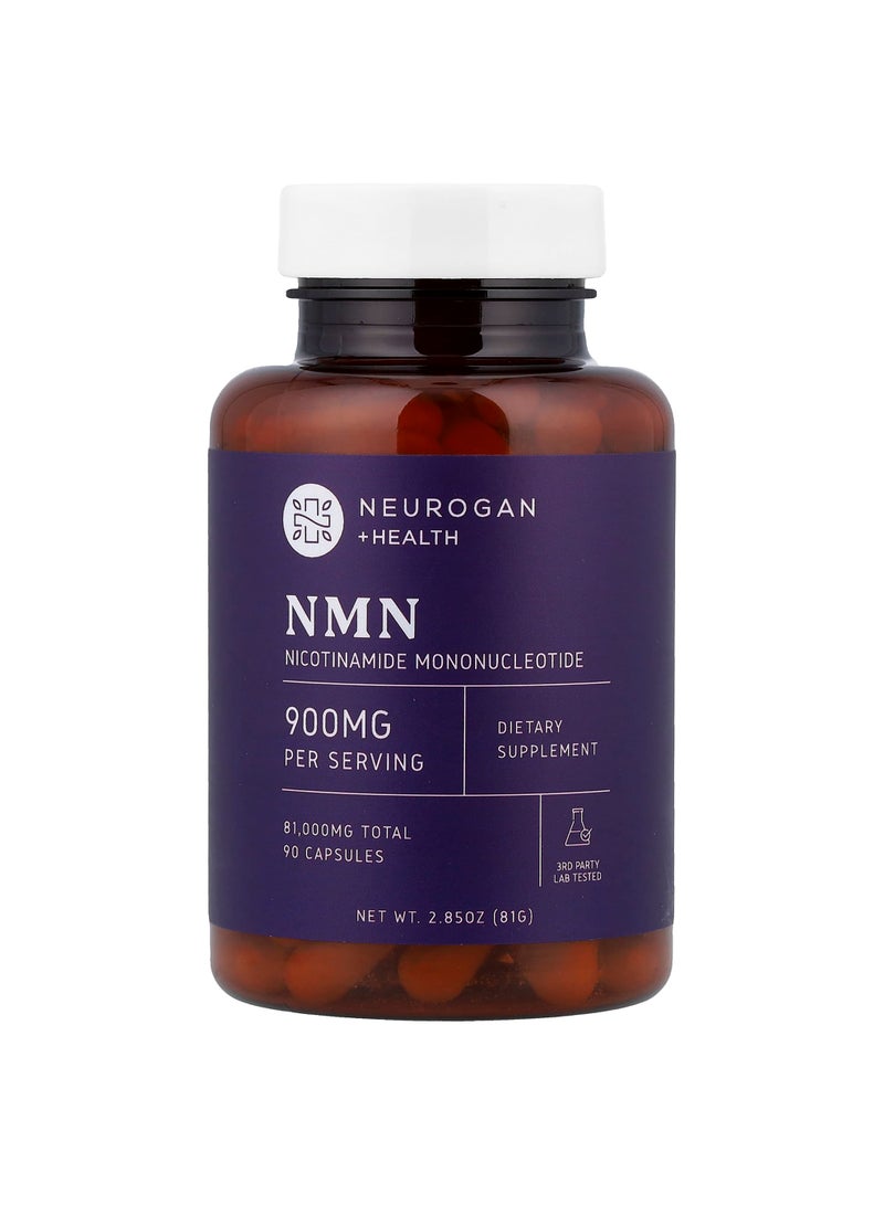 NMN, 900 mg, 90 Capsules, 2.85 oz (81 g)