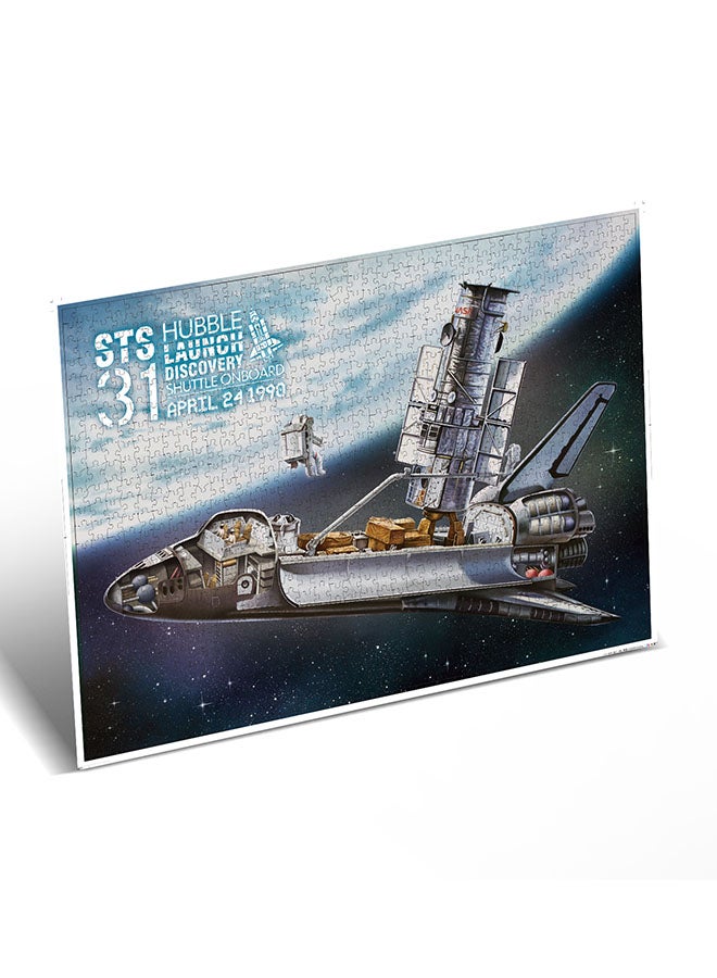 CubicFun 3D Puzzle NASA Hubble Space Telescope & Space Shuttle Orbitter 1000 Pieces, For 8 Years+ - Image 3