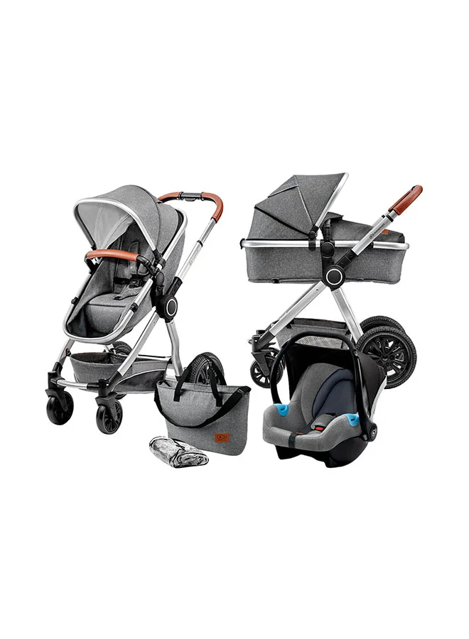 كيندركرافت 3 - In - 1 Veo Travel System - Grey