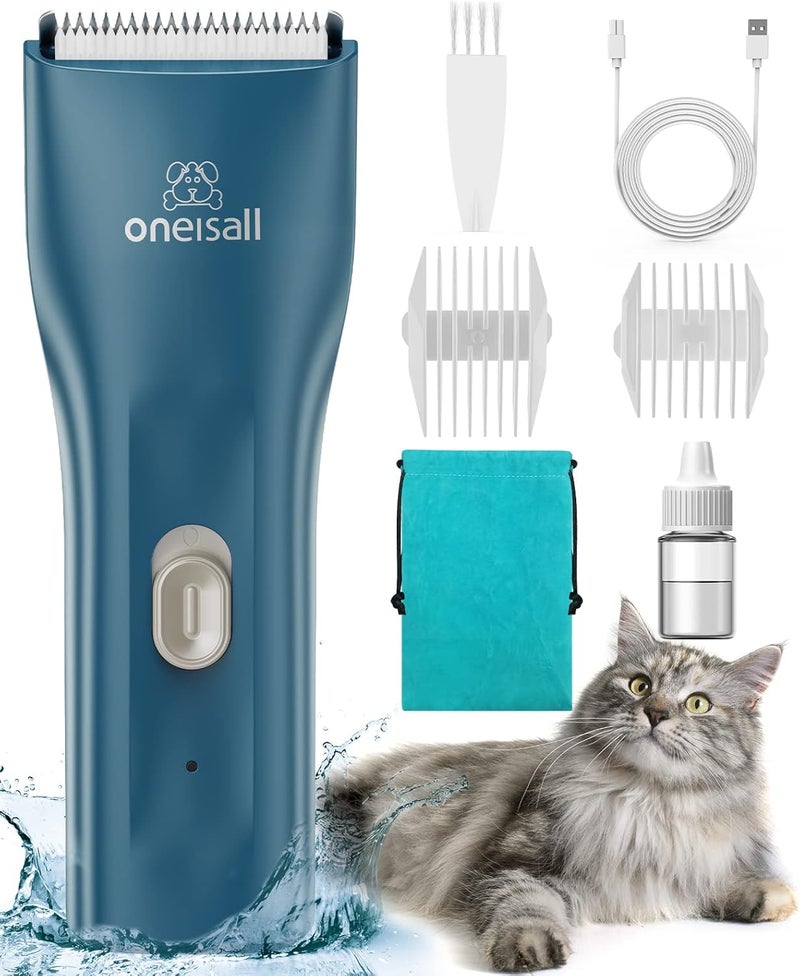 oneisall Pet Clipper for Cats - Quiet and Waterproof - Image 1