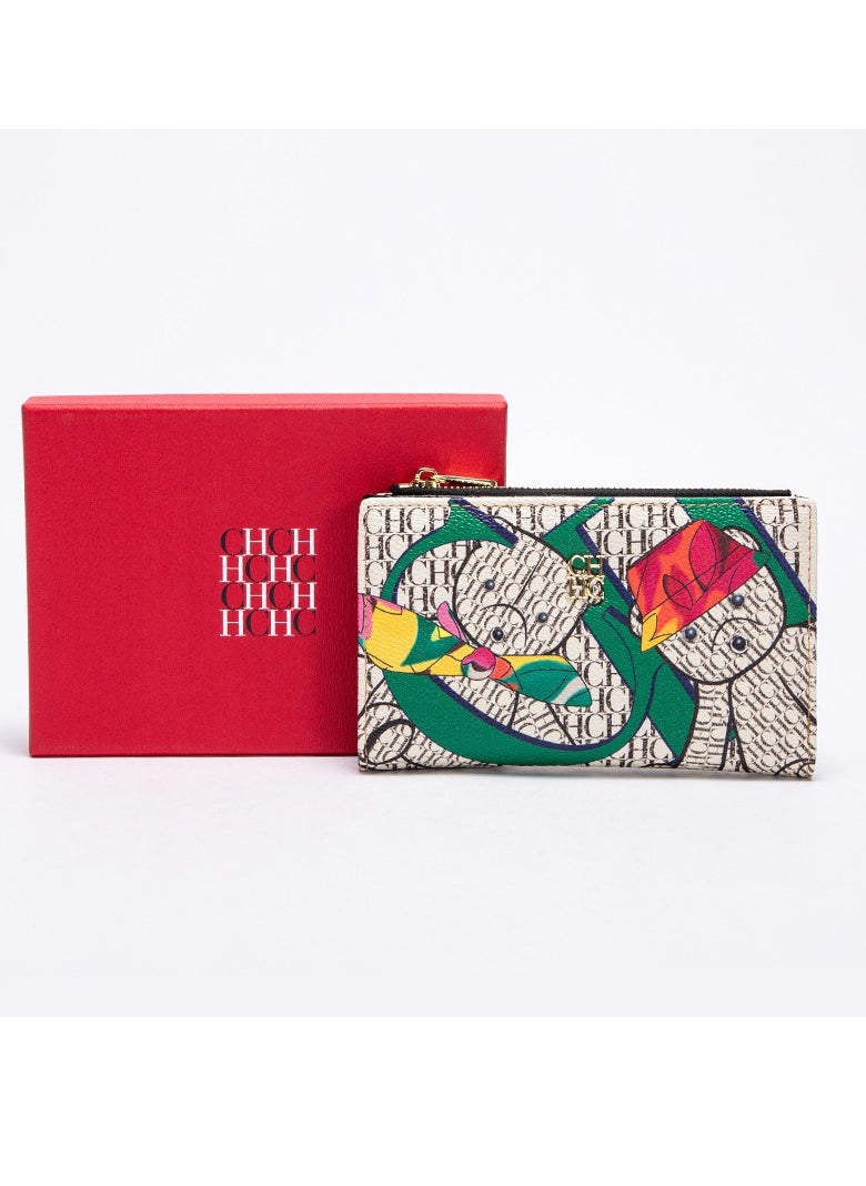 Generic - Stylish and simple multi-card slot wallet, lightweight and smooth zippered advanced card holder - Image 1