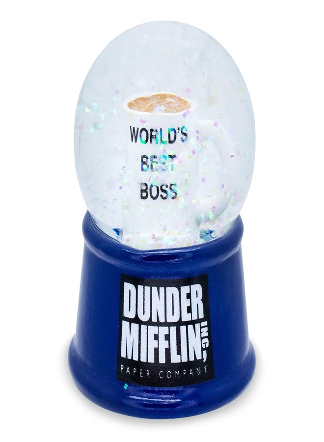 Silver Buffalo The Office World's Best Boss Light Up Snow Globe, 55 mm - Image 1