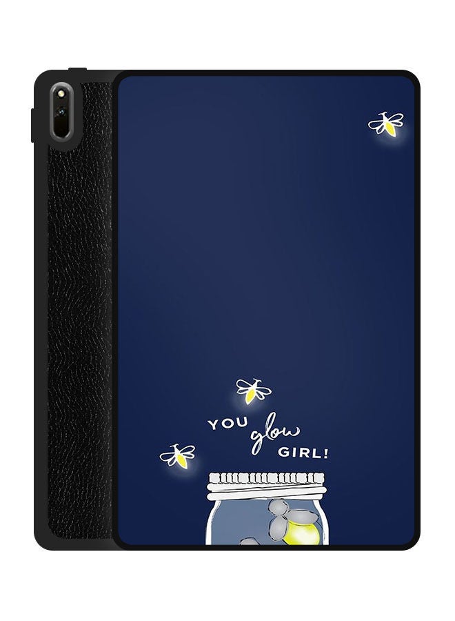 Theodor Protective Flip Case Cover For Huawei MatePad 11 2021 You Glow Girl - Image 1