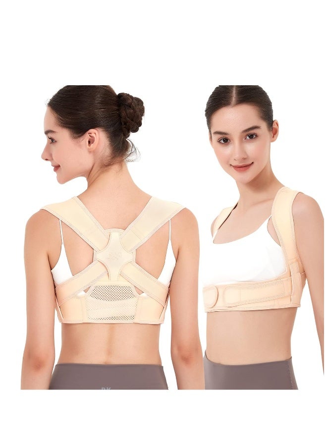 Posture Corrector for Women and Men, Breathable Back Brace for Posture Corrector, Adjustable Back Posture Corrector for Body Correction- Back, Shoulder and Spine Pain Relief (Small/Medium) - Image 1