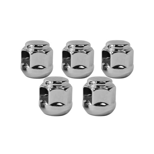 Mysttoo 5PCS M12x1.5 Chrome Wheel Lug Nut Compatible with Honda Accord Civic City CR-V Fit HR-V Insight Element Prelude S2000 CR-Z Acura Legend Integra MDX ILX RSX TL TLX NSX - Image 1