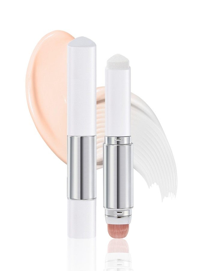 Ihrlpxkc Blanc Cover Cream Stick V - Color Changing Foundation Stick, White Foundation for Older Women, Korean Makeup with Built-in Brush Foundation Makeup Moisturizing Dewy Finish for Even Skin Tone (Natural) - Image 1