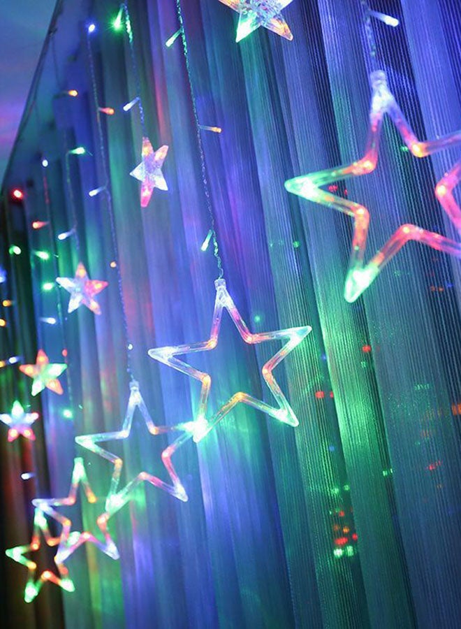 Set Of 9 LED Fairy String Star Decorative Lights Multicolour 3meter - Image 2
