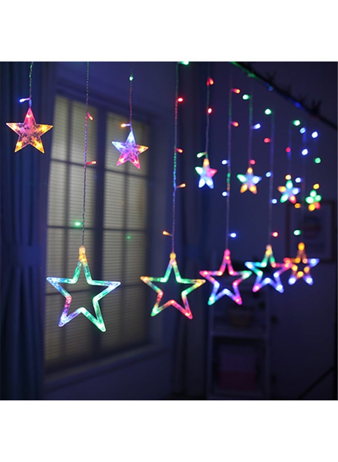 Set Of 9 LED Fairy String Star Decorative Lights Multicolour 3meter - Image 1