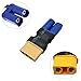 LinsyRC 4pcs XT90 Female Connector to EC5 Male Connector no Wire Adapter Plug for RC FPV Drone RC Car Lipo NiMH Battery Charger ESC - Image 4