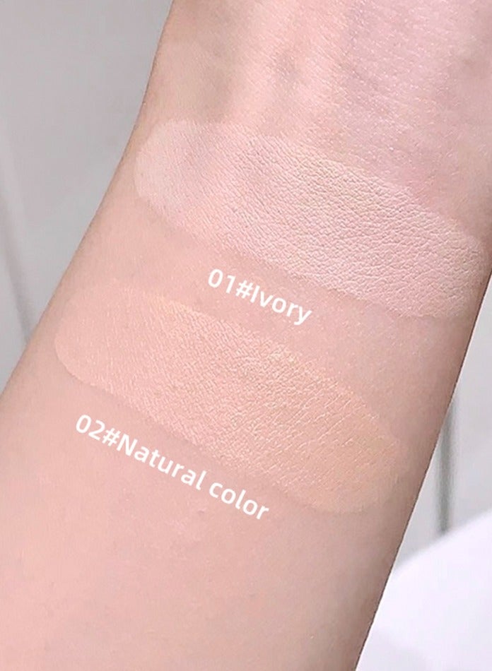 Gege bear Cushion Foundation Lightweight Medium to Full Coverage BB Cream Long Lasting Hydrating 01 Ivory - Image 3