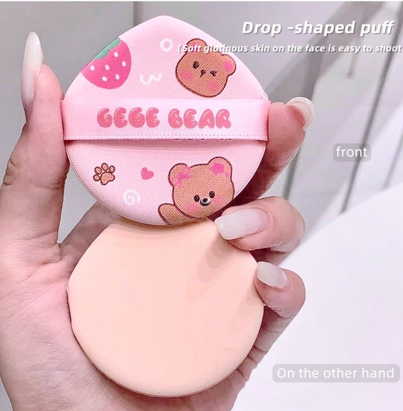 Gege bear Cushion Foundation Lightweight Medium to Full Coverage BB Cream Long Lasting Hydrating 01 Ivory - Image 5