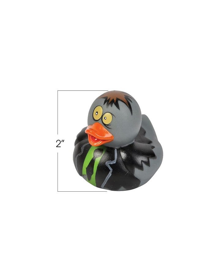 ArtCreativity 2 Inch Zombie Rubber Duckies for Kids, Pack of 12, Variety of Designs and Colors, Trick or Treat Supplies, Goodie Bag Fillers, Party Favors, Halloween Themed Bathtub Toys - Image 3
