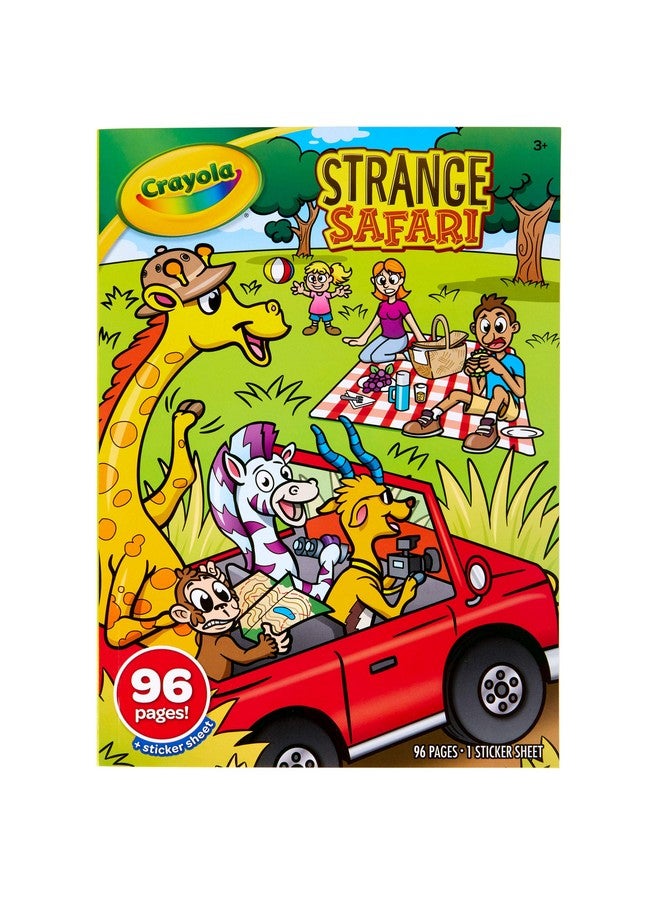 Crayola Safari Coloring Book, 96 Coloring Pages for Kids, Gift, Age 3, 4, 5, 6 - Image 1