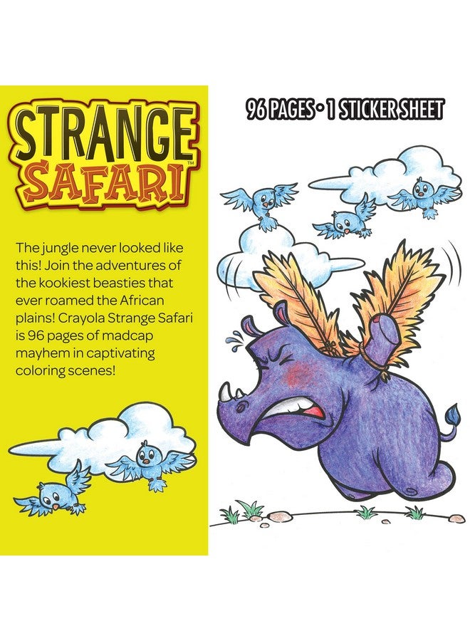 Crayola Safari Coloring Book, 96 Coloring Pages for Kids, Gift, Age 3, 4, 5, 6 - Image 3