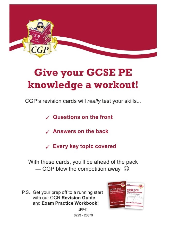null - Coordination Group Publications Ltd (CGP) GCSE Physical Education OCR Revision Question Cards - Image 1