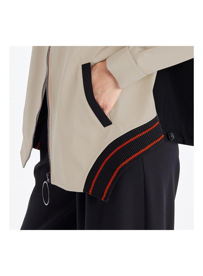 Soul Women's Split Back Elastic Jacket - 31530CKT - STONE-BLACK. - Image 3