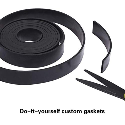 TORRAMI Neoprene Material Rubber Sheet Roll 1/16 (.062) inch T X 4 inch W X 10 Feet, DIY Gaskets for Sealing,Protection, Abrasion, Supports, Leveling, Bumpers - Image 4