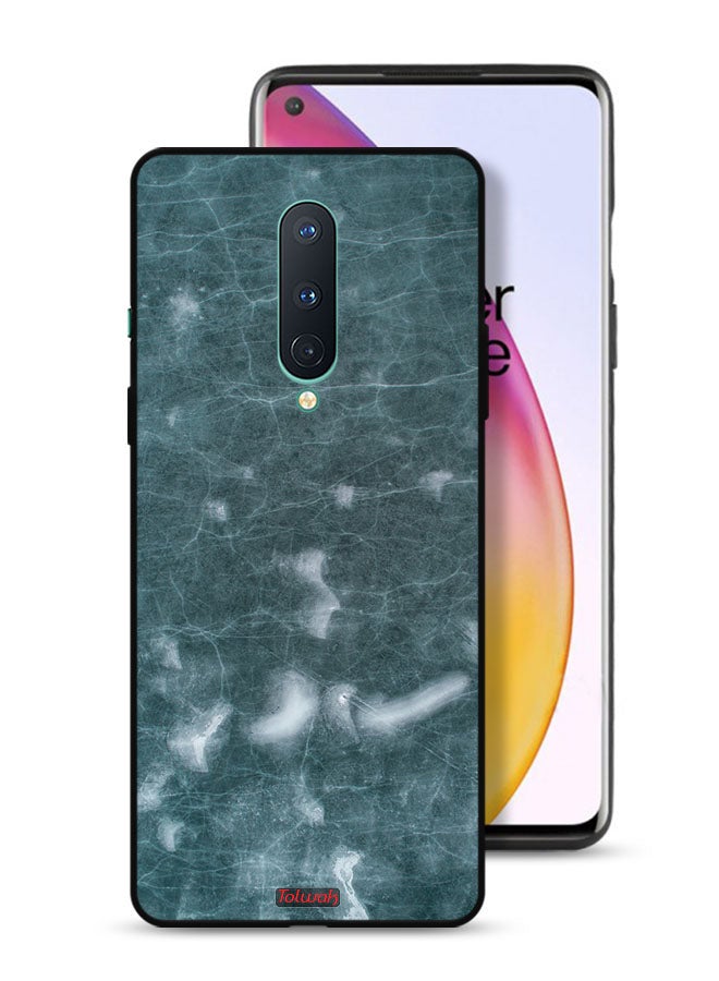 Tolwak OnePlus 8 Protective Case Cover Stonish Pattern - Image 1