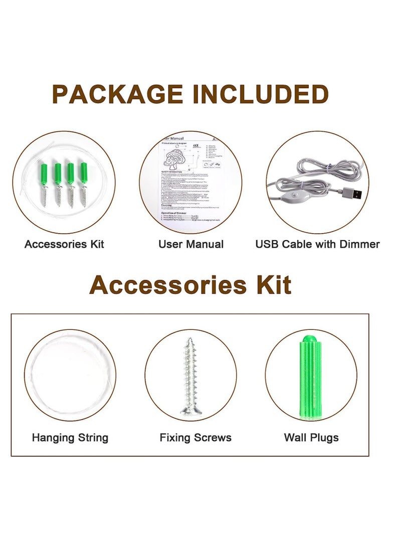 Captaintech Neon Lights Jellyfish LED Sign for Bedroom Wall Pink Ocean Themed USB Powered Light Aesthetic Cool Girls Room Decor Kids Birthday Gift Party Supplies - Image 5