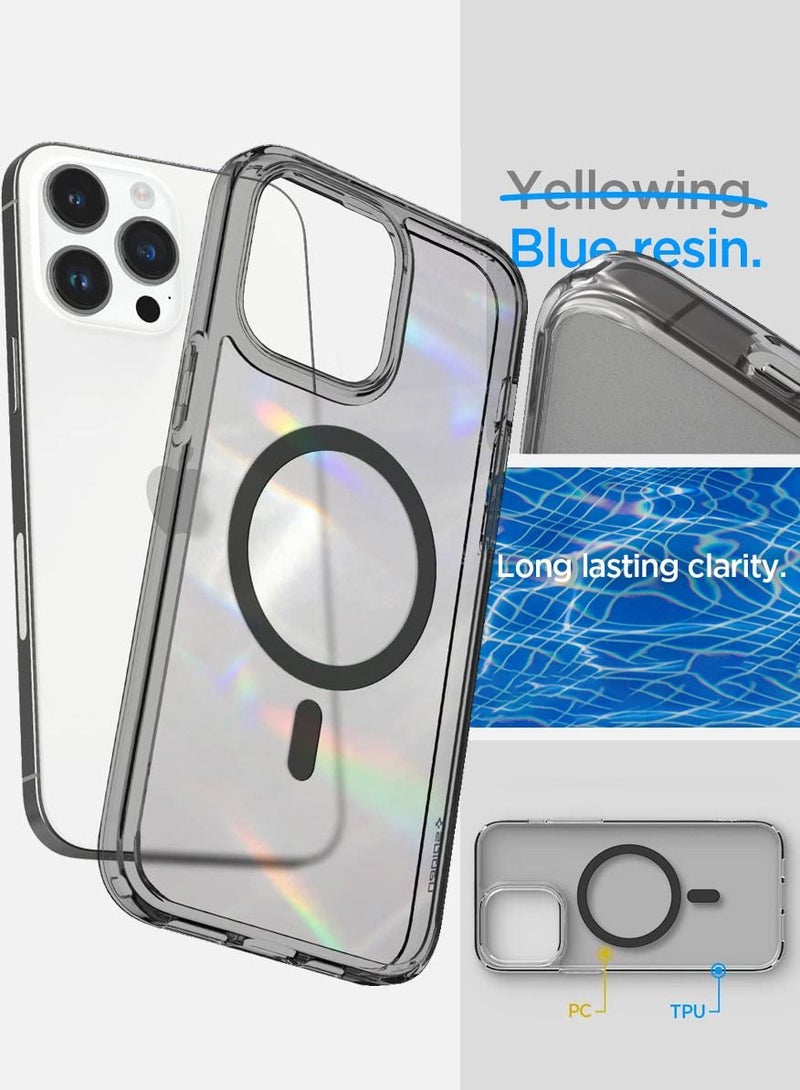Spigen Ultra Hybrid Mag iPhone 14 Pro Case Cover with Magsafe - Frost Black  - Image 3