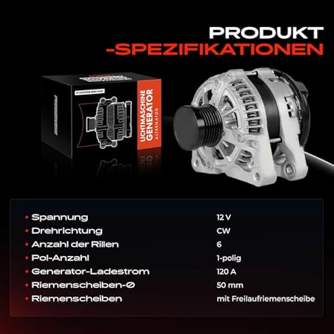 Frankberg Alternator Replace# CV6T-10300-FA - Image 2