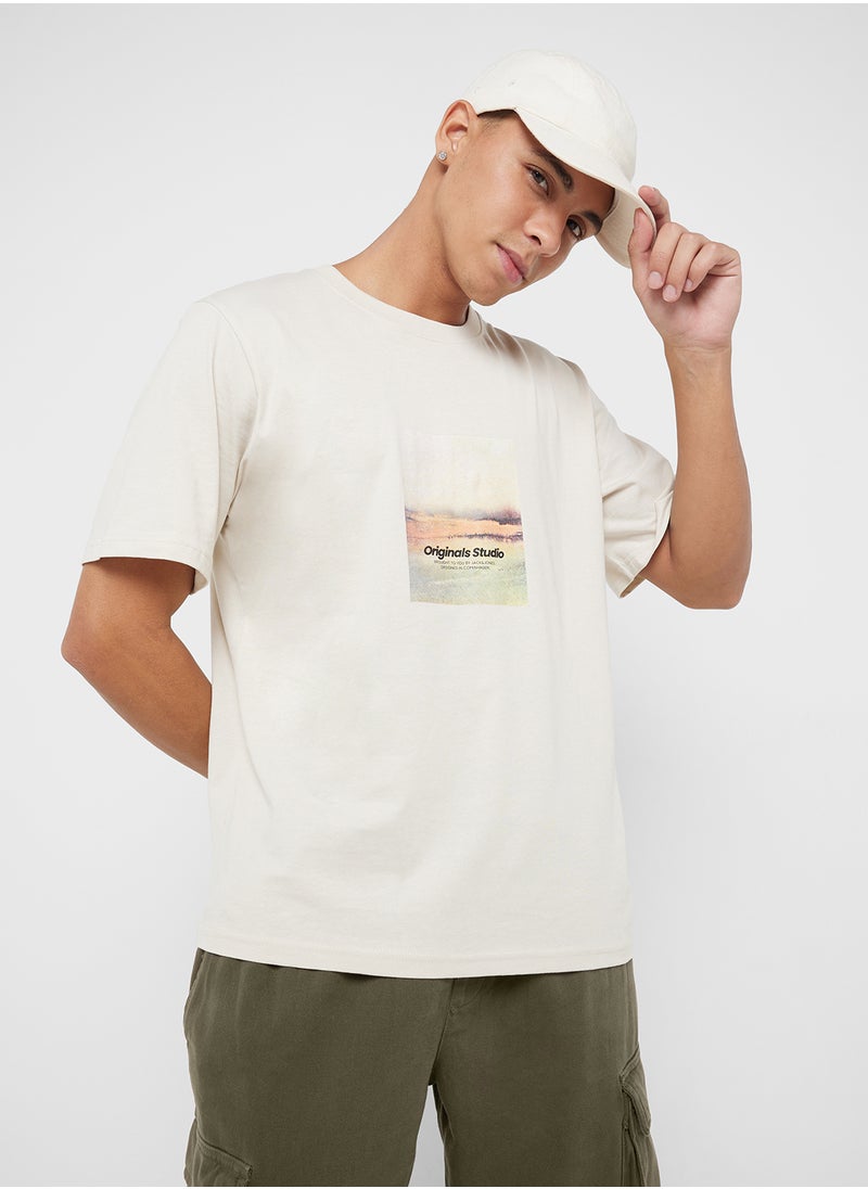 JACK & JONES 5 Pack Graphic Crew Neck T-Shirt  - Image 2