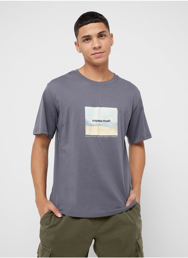 JACK & JONES 5 Pack Graphic Crew Neck T-Shirt  - Image 3