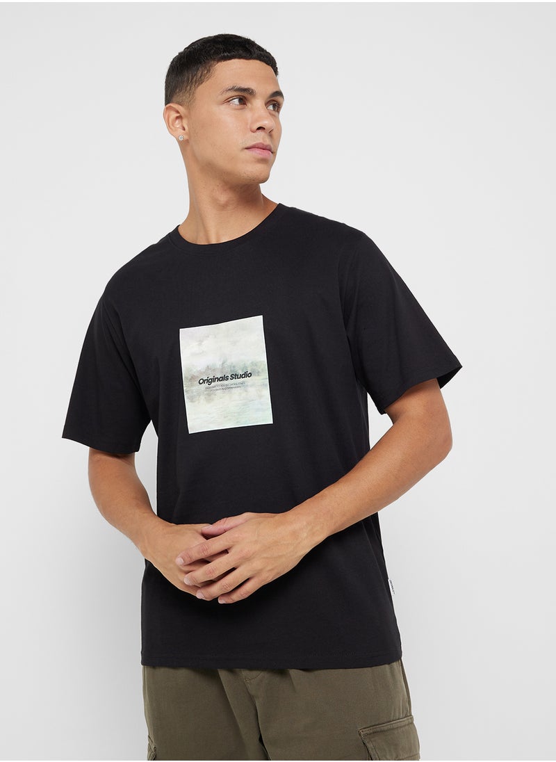 JACK & JONES 5 Pack Graphic Crew Neck T-Shirt  - Image 5