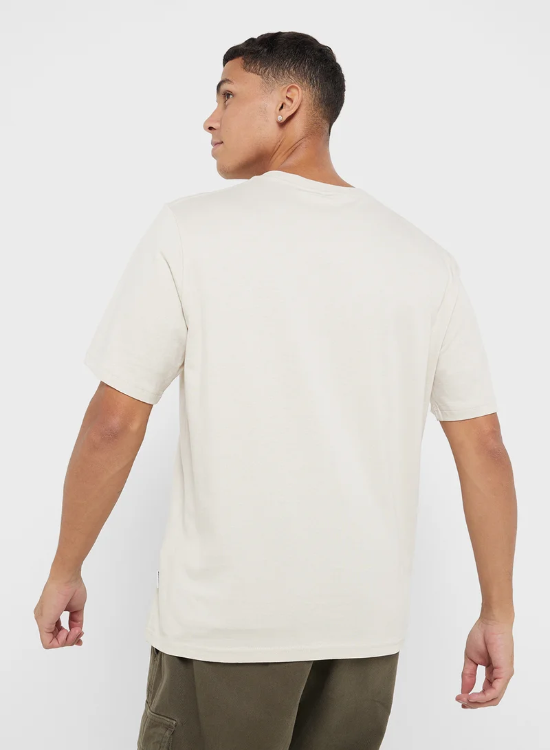 JACK & JONES 5 Pack Graphic Crew Neck T-Shirt
