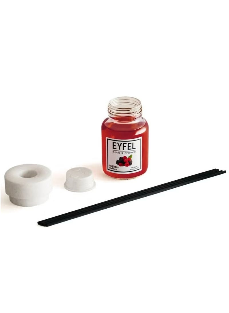 EYFEL Blackberry Reed Diffuser Set – 120ML Premium Long-Lasting Home Fragrance with Elegant Diffuser Sticks for Bathrooms, Living Spaces, Offices, Shops & Showrooms  - Image 3
