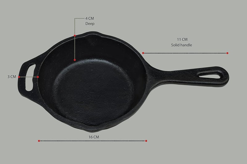 COOKBEAT مقلاة كاست آيرون 6 إنش من كوك بيت - Image 3