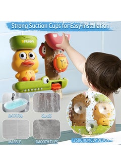 Aideli Toddler & Baby Bath Toy – Fun Bathtub Toy for Boys & Girls 18 Months and Up, Featuring Spinning Gears & Googly Eyes, Perfect for Sensory Development and Engaging Bath Time Play – Ideal Bath Toys for Toddlers and Babies  - Image 2