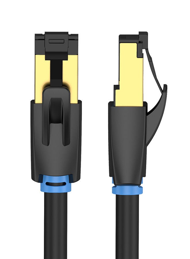 NIBEMINENT CAT8 Fast Transmission Patch Cable With SFTP Shielding LSZH Jacket Black  - Image 4