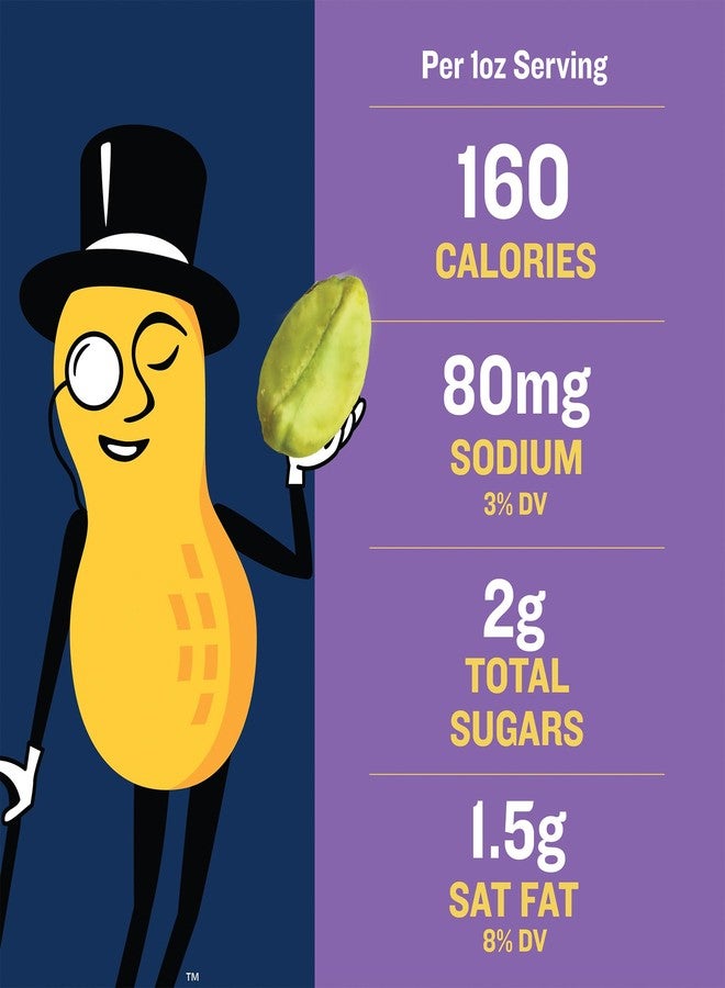 PLANTERS Deluxe Pistachio Mix, Party Snacks, Plant-Based Protein, 14.5 Oz Canister - Image 2