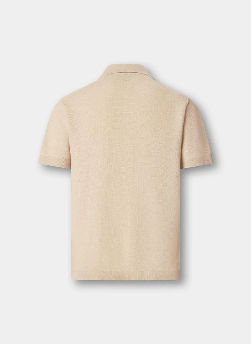 هاكيت Classic Fit Short Sleeve Knit  Polo