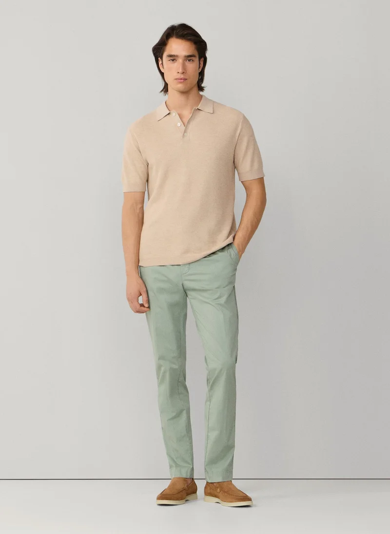 Classic Fit Short Sleeve Knit  Polo