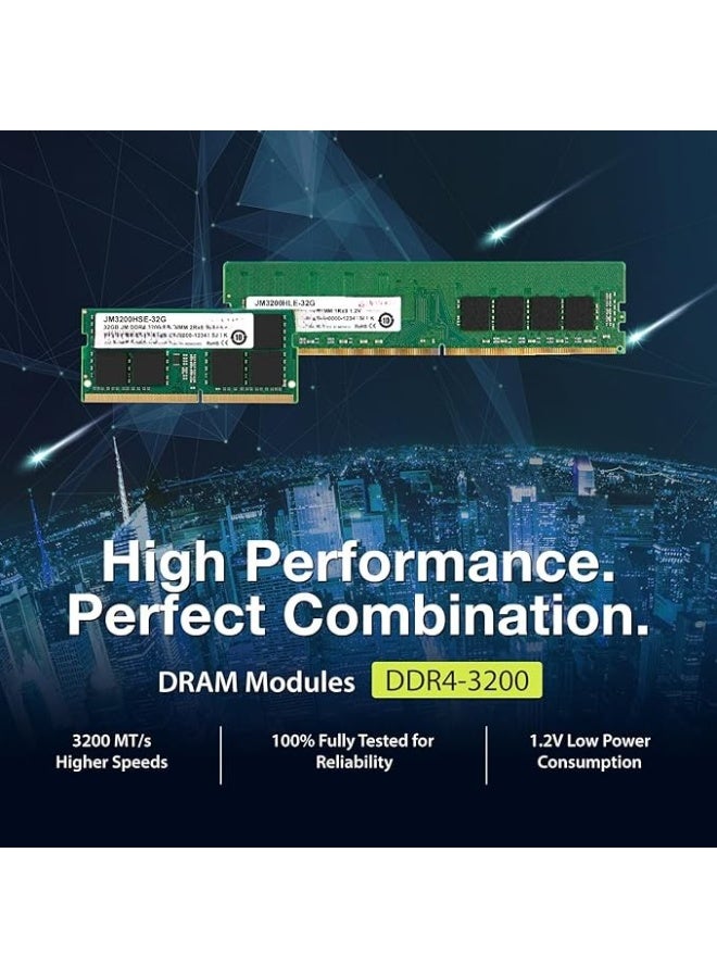 32GB DDR4 3200MHz SO-DIMM Laptop RAM Memory Upgrade Module High Performance 1.2V CL22 2Rx8 Non-ECC Unbuffered Notebook Memory - Image 3