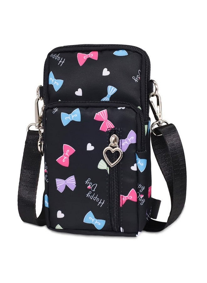 PALAY حقائب صغيرة متقاطعة متعددة الوظائف من PALAY® 3 طبقات مع نمط قوس لحقيبة كتف للنساء والفتيات تستوعب الهواتف أقل من 7.2 بوصة - Image 1