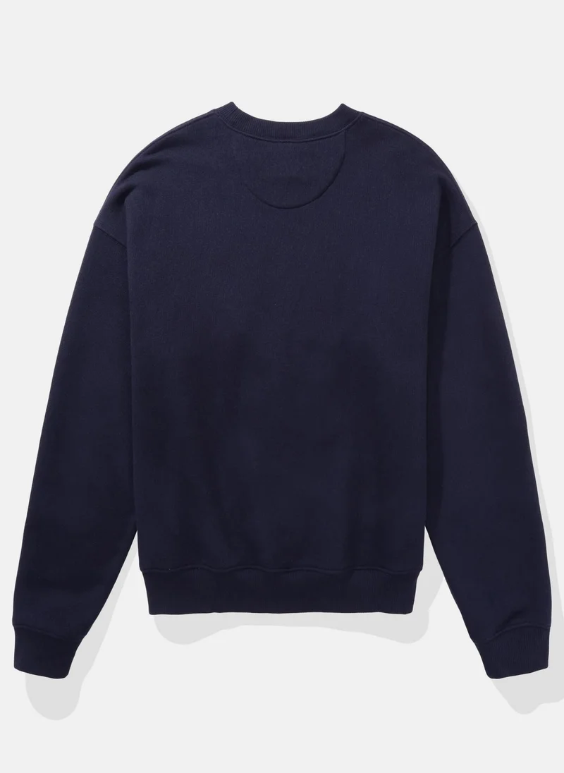 امريكان ايجل AE Relaxed Graphic Crew Neck Sweatshirt