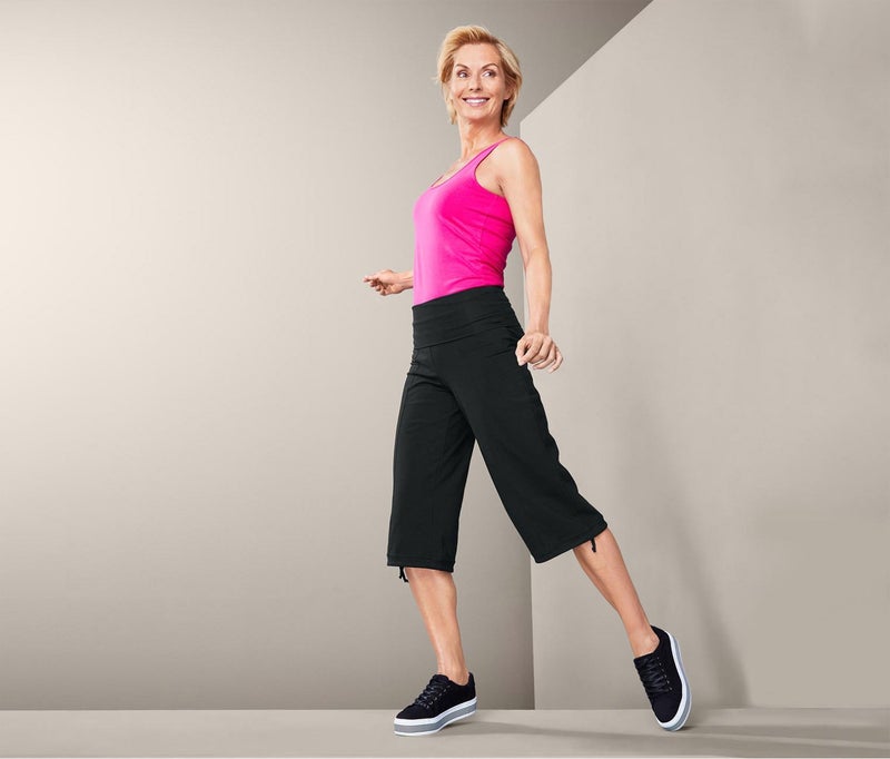 Tchibo Women Sportswear Fit Training Pants, Black  - Image 1
