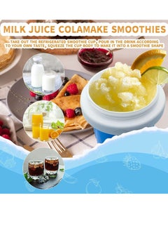 Beauenty Slushy Maker Cup, Slushy Maker Ice Frozen Squeeze Cup Cooling Maker Cup Freeze Mug Milkshake Smoothie Mug  - Image 2