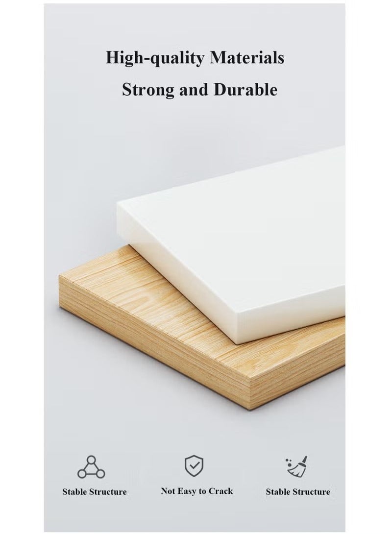 Beauenty High-Capacity Free-Standing Wood Bookcase Racks, Floor-to-Ceiling Home Storage Cabinets, Multi-Layer Low Lattice Cabinets, Multipurpose Display Organizer Shelf for Home Office - Image 3