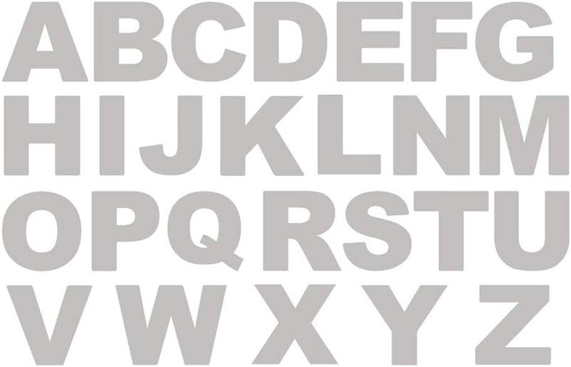 EORTA 26 Pcs Alphabetic Cake Stencils 10 inch A to Z Upper Letter Alphabet Templates Mold Fillings Layered Cake Maker Baking Tools for DIY Craft Painting Kitchen Cake Topper Decoration, White - Image 1
