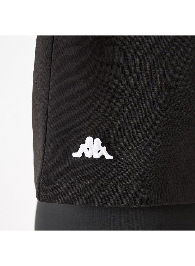 Kappa Kappa Logo Print T-shirt with Short Sleeves - Image 3