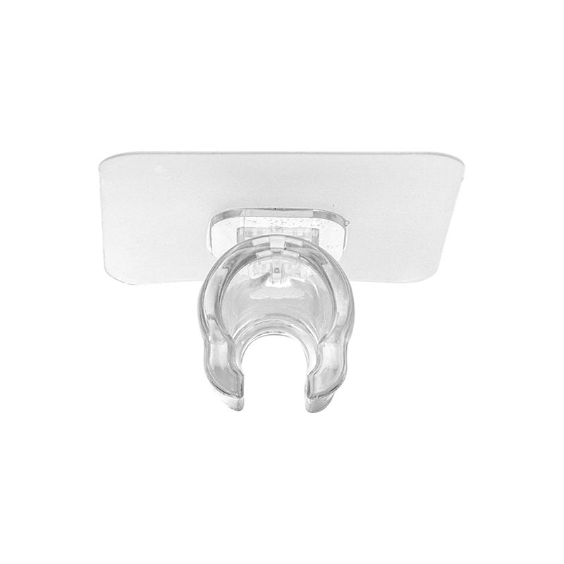 TORMUND Adjustable Plastic Shower Head Holder Bathroom Wall Mounted Bracket Selfadhesive Handheld Drillfree Self Adhesive Shower Head Holder Bathroom Wall Mount Transparent 4 - Image 2