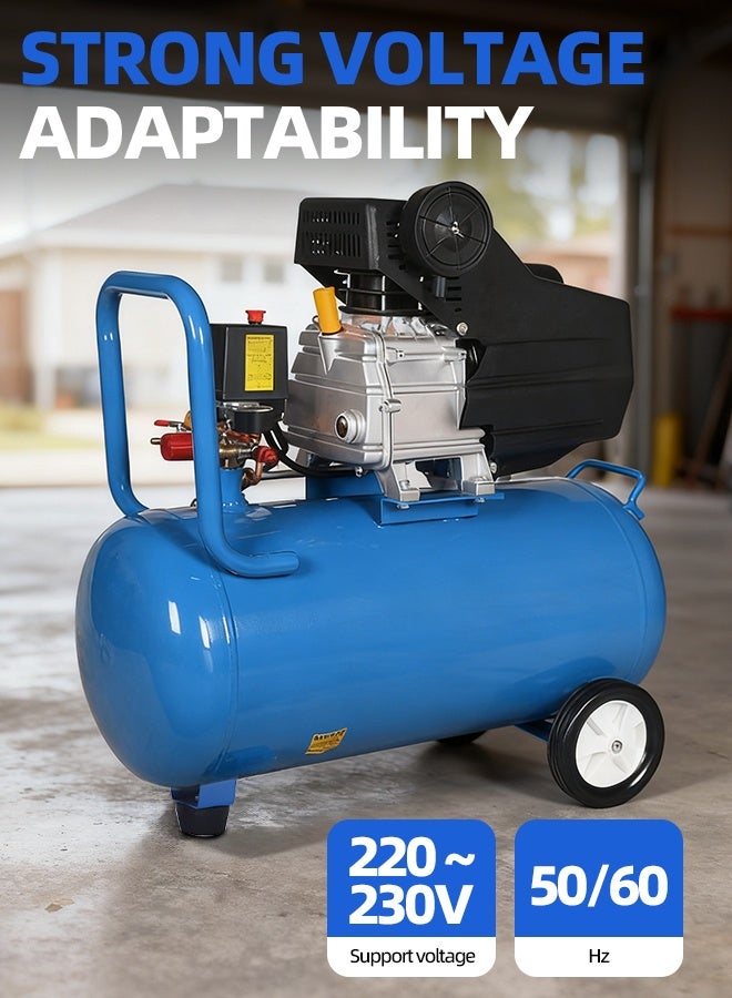 ALongDeng Air Compressor Industrial Quiet Air Compressor with High Air Flow Low Noise Compresor de Aire for Automotive Workshops and DIY Use - Image 3