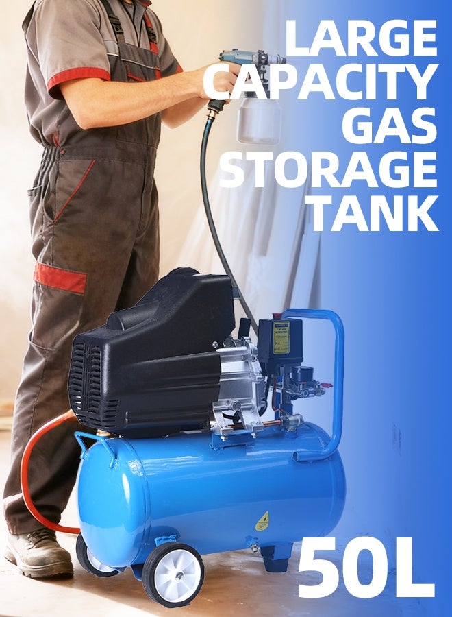 ALongDeng Air Compressor Industrial Quiet Air Compressor with High Air Flow Low Noise Compresor de Aire for Automotive Workshops and DIY Use - Image 4