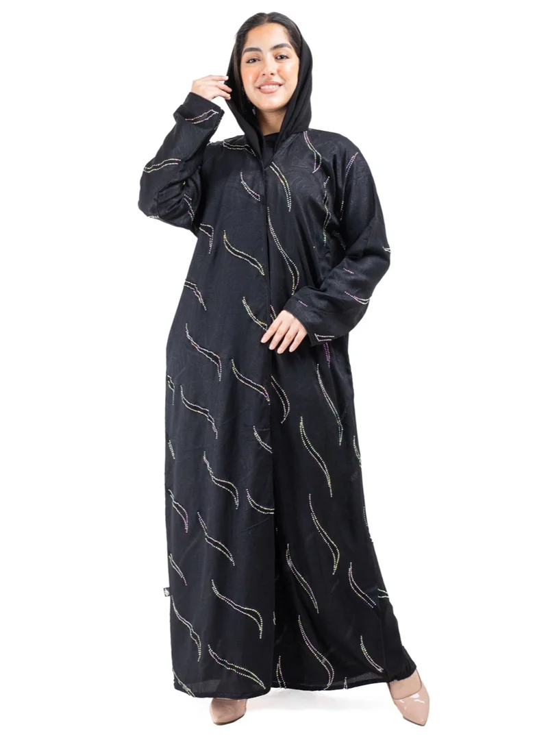 IKKXA Abaya AIK9012 Black